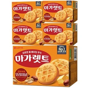 [ㅋㅍ]마가렛트 오리지널 쿠키 8p, 176g, 5개 ( 8,760원 )