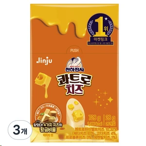 [ㅋㅍ]천하장사 콰트로치즈 26p, 728g, 3개 ( 17,760원 )
