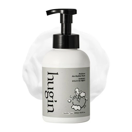 [ㅋㅍ]허긴 유아용 모이스처 아토 약산성 올인원 대용량 버블워시 거품형 무향, 500ml, 1개( 7,750원, 43% 할인)