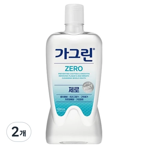 [ㅋㅍ]가그린 제로, 1.35L, 2개( 12,440원, 18% 할인)
