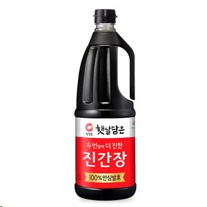 [ㅋㅍ]청정원 두번달여 더 진한 진간장, 1.7L, 1개 ( 4,340원 )