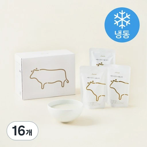 [ㅋㅍ]앤쿡 어린이 한우 사골 곰국 (냉동), 200g, 16개( 18,740원, 31% 할인)