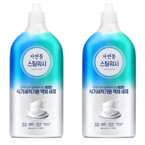 [ㅋㅍ]자연퐁 스팀워시 식기세척기용 액체세제, 1L, 2개, 1L × 2개( 10,870원, 16% 할인)