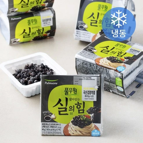[ㅋㅍ]풀무원 살아있는 실의힘 국내산 검정약콩 흑마늘 나또 (냉동), 45g, 12개입, 1개( 13,680원, 15% 할인)