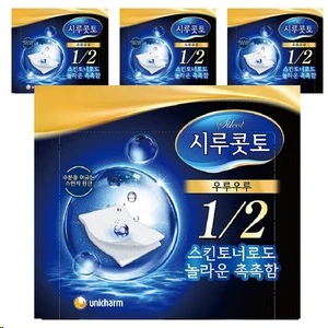 [ㅋㅍ]시루콧토 우루우루 화장솜, 40매입, 4개 ( 7510원 )