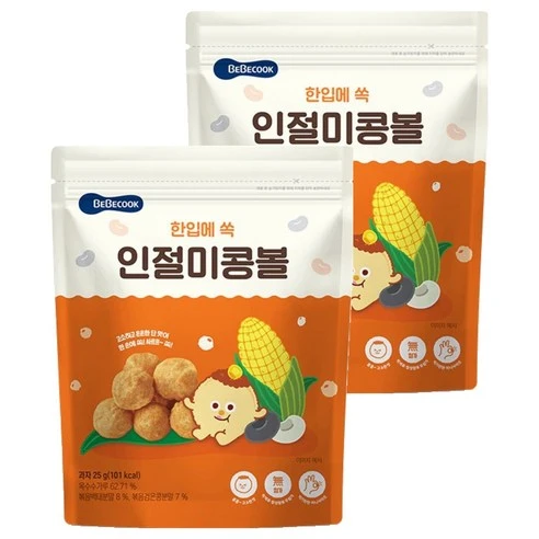 [ㅋㅍ]베베쿡 한입에 쏙 인절미 콩볼( 4,500원, 30% 할인)