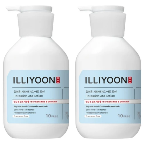 [ㅋㅍ]일리윤 세라마이드 아토로션 무향, 350ml, 2개, 350ml × 2개( 21,660원, 22% 할인)