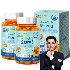 [ㅋㅍ]뉴트리디데이 베이비 앤 키즈 오메가3 츄어블 영양제( 22,900원, 20% 할인)
