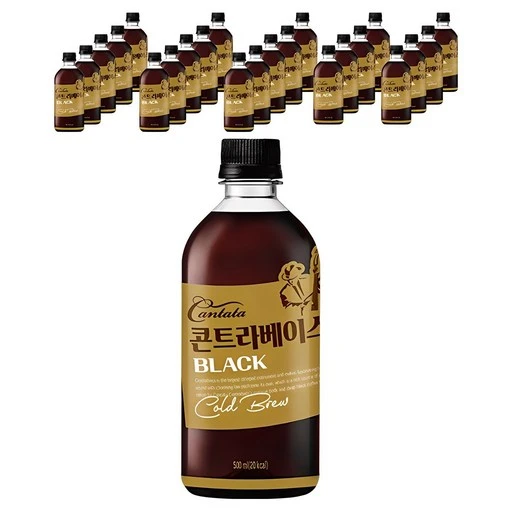 [ㅋㅍ]칸타타콘트라베이스 블랙, 500ml, 24개( 17,000원, 35% 할인)