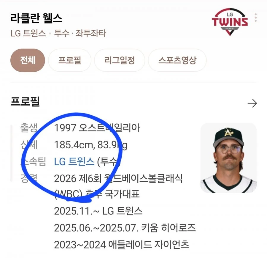 사회생활 고트 호주 국대선수들