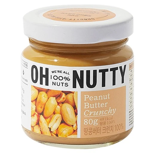 [ㅋㅍ]오넛티 땅콩버터 크런치 100%, 80g, 1개( 5,000원, 19% 할인)