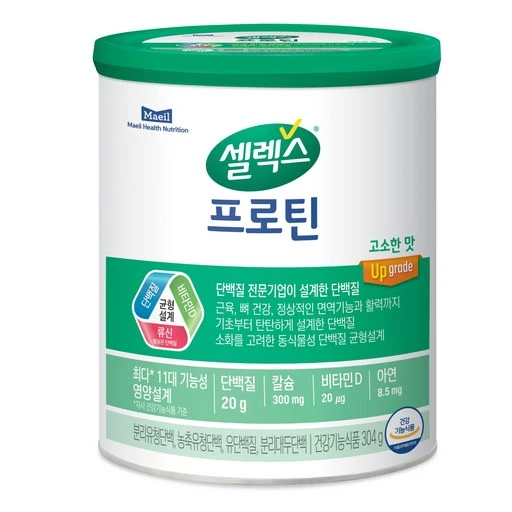 [ㅋㅍ]셀렉스 프로틴 고소한 맛, 304g, 1개( 12,630원, 25% 할인)
