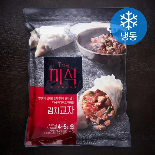 [ㅋㅍ]더미식 김치교자 (냉동), 1.05kg, 1개( 9,000원, 24% 할인)