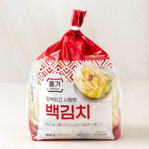 [ㅋㅍ]대상 종가 백김치, 900g, 1개, 900g × 1개( 8,690원, 26% 할인)