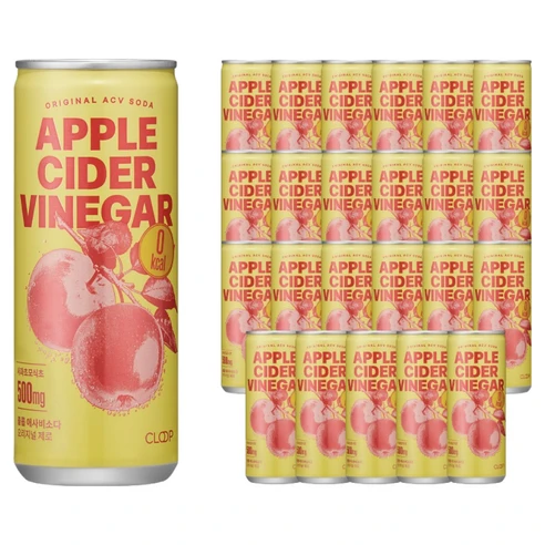 [ㅋㅍ]클룹 애사비소다 오리지널 제로, 250ml, 24개, 250ml × 24개( 12,530원, 29% 할인)