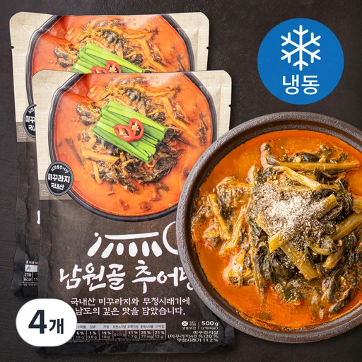 [ㅋㅍ]남원골 추어탕 (냉동), 500g, 4개( 19,500원, 20% 할인)