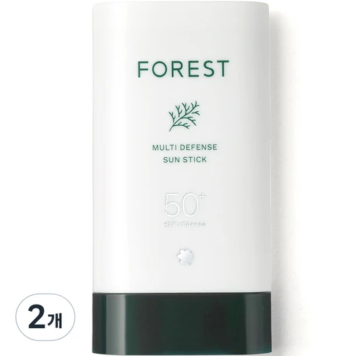 [ㅋㅍ]그린핑거 포레스트 멀티 디펜스 선스틱 SPF50+ PA++++, 19g, 2개( 19,400원, 31% 할인)