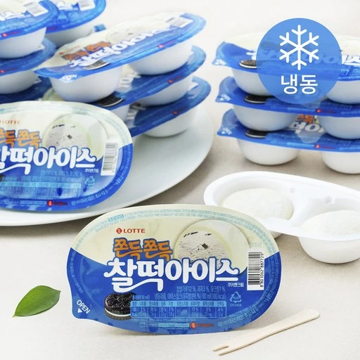 [ㅋㅍ]찰떡아이스 쿠키 앤 크림 (냉동)( 20,730원, 30% 할인)