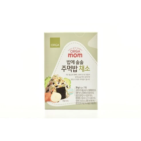 [ㅋㅍ]올가홀푸드 밥에 솔솔 주먹밥 4g( 5,190원, 27% 할인)