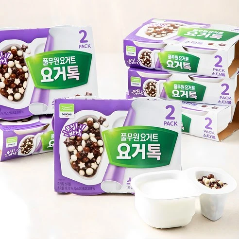 [ㅋㅍ]풀무원 요거트 요거톡 스타볼, 132g, 12개, 132g × 12개( 8,940원, 28% 할인)