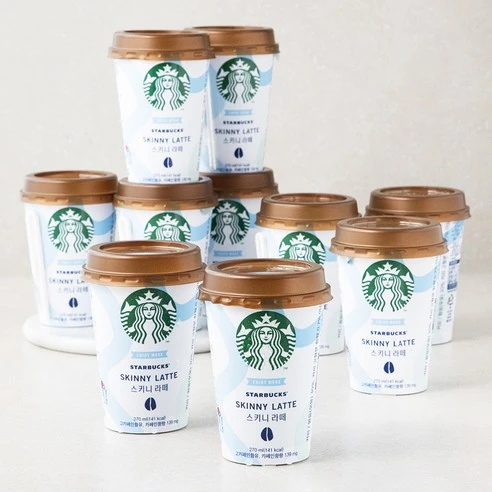 [ㅋㅍ]스타벅스 스키니 라떼, 270ml, 10개( 13,900원, 33% 할인)