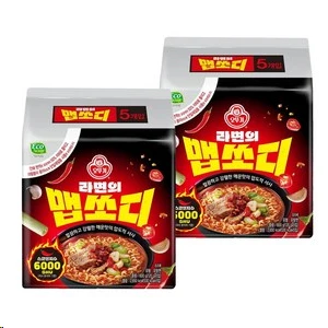 [ㅋㅍ]오뚜기 라면의 맵쏘디 120g, 10개 ( 5360원 )