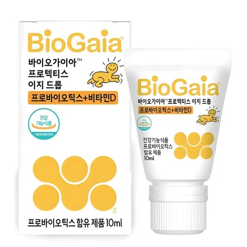 [ㅋㅍ]바이오가이아 프로텍티스 이지드롭 프로바이오틱스 + 비타민 D 영양제, 10ml, 1개( 48,090원, 18% 할인)