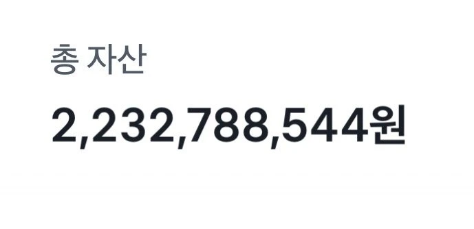 순자산 22억 달성했네요.