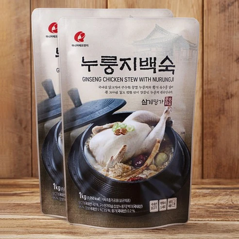 [ㅋㅍ]마니커에프앤지 누룽지 백숙 냉장, 1kg, 2개, 1kg × 2개( 16,300원, 21% 할인)