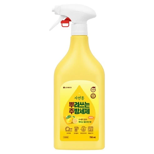 [ㅋㅍ]자연퐁 뿌려쓰는 주방세제 본품 레몬향, 750ml, 1개( 5,600원, 21% 할인)