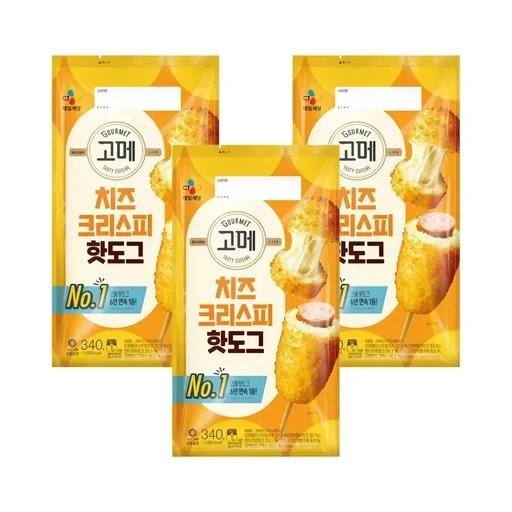 [ㅋㅍ]고메 치즈크리스피핫도그 340g X 3개, 340g, 4개( 28,000원, 28% 할인)