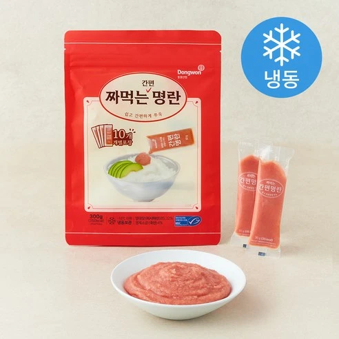 [ㅋㅍ]동원산업 짜먹는 간편명란 (냉동), 300g, 1개, 300g × 1개( 11,300원, 13% 할인)