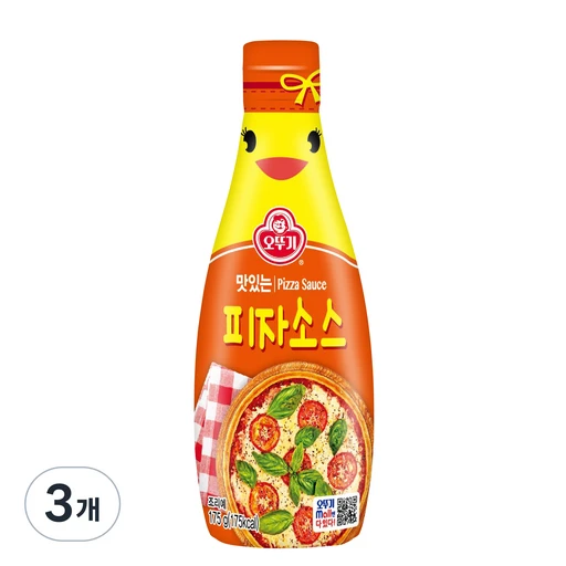[ㅋㅍ]오뚜기 맛있는피자소스, 175g, 3개( 2,700원, 33% 할인)