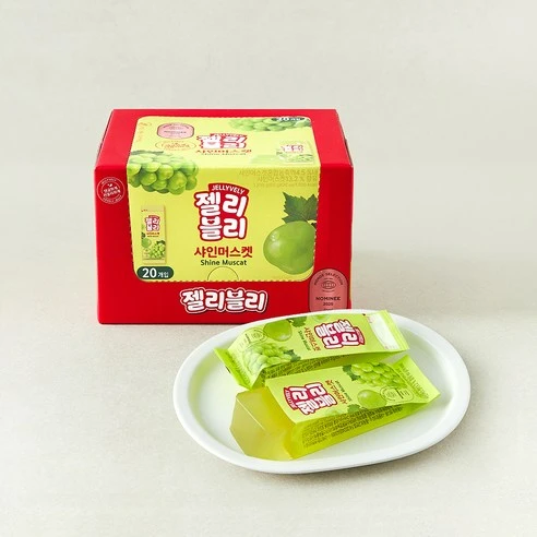 [ㅋㅍ]쉐프엠 젤리블리 샤인머스켓, 60g, 20개입, 1개( 13,400원, 11% 할인)