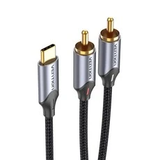 [ㅋㅍ]벤션 울트라 직조 DAC C타입 to 2 RCA 오디오 케이블 1.5m( 16,900원, 19% 할인)