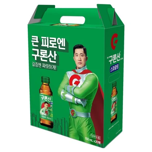 [ㅋㅍ]해태htb 구론산 스파클링 오리지날액 선물세트, 150ml, 20개, 150ml × 20개( 12,220원, 11% 할인)