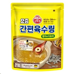 [ㅋㅍ]오뚜기 요즘간편육수링 멸치 디포리 30p, 120g, 1개 ( 3,200 원 )