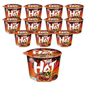 [ㅋㅍ]오뚜기 더핫 열라면 용기 105g, 12개 ( 9,300원 )
