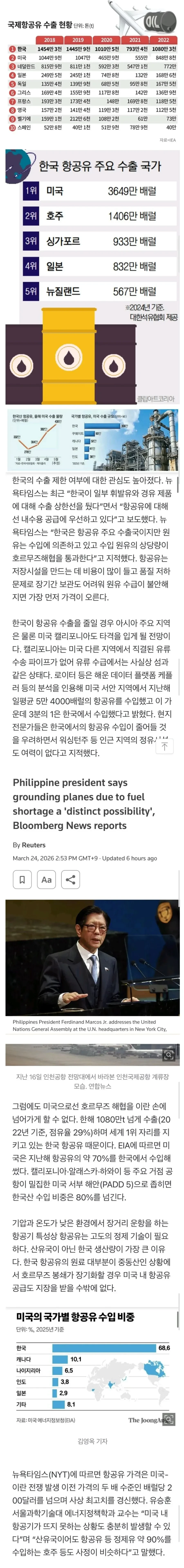 항공유의 70%를 한국에서 수입하는 미국.jpg