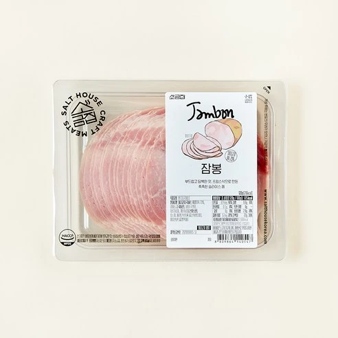 [ㅋㅍ]소금집 잠봉 햄, 120g, 1팩, 120g × 1팩( 8,000원, 11% 할인)