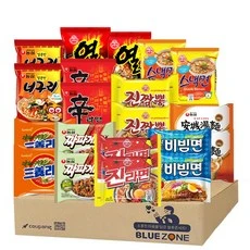 [ㅋㅍ]인기봉지라면 낱개 A세트( 15,980원, 37% 할인)