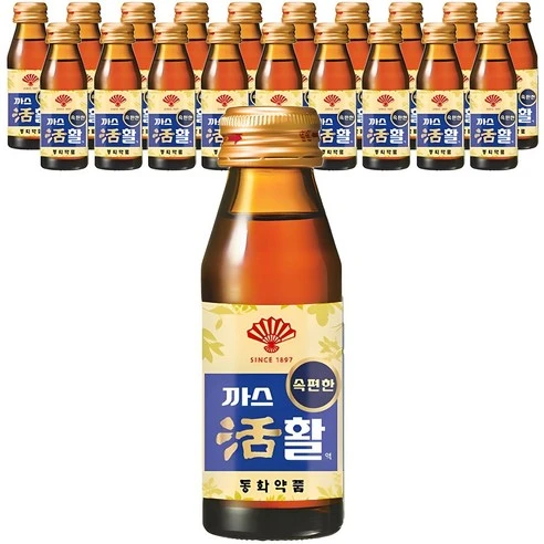 [ㅋㅍ]동화약품 부채표 까스활 소화제, 75ml, 20개, 75ml × 20개( 9,900원, 36% 할인)