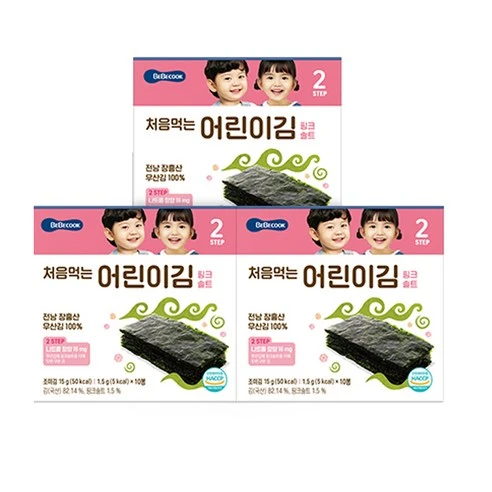 [ㅋㅍ]베베쿡 처음 먹는 어린이 김( 10,350원, 25% 할인)