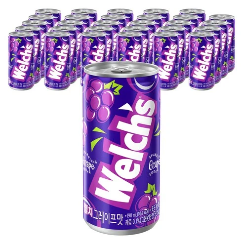 [ㅋㅍ]웰치스 그레이프, 190ml, 30개( 14,310원, 52% 할인)