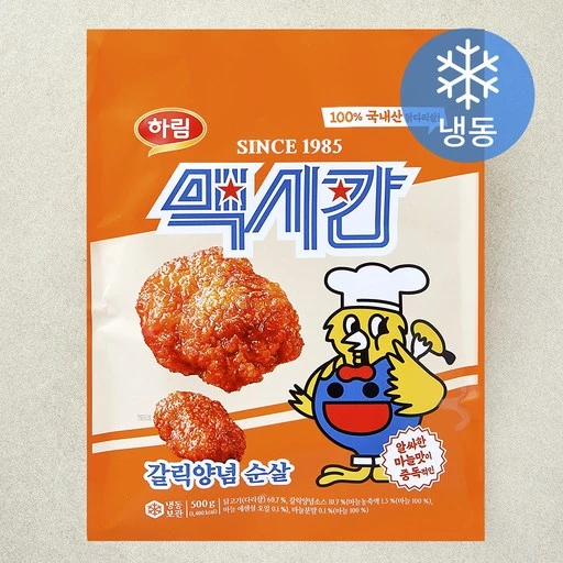 [ㅋㅍ]맥시칸 갈릭양념 순살 (냉동), 500g, 1개( 8,310원, 37% 할인)