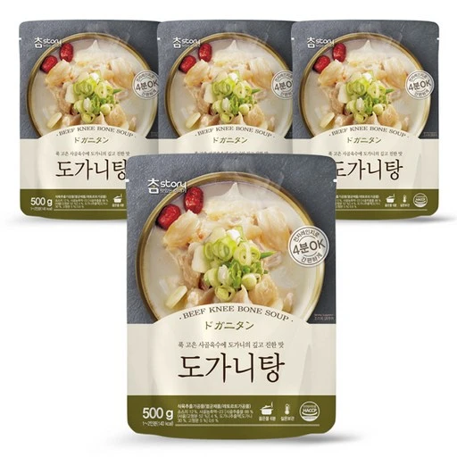 [ㅋㅍ]참스토리 도가니탕, 500g, 4개( 15,060원, 41% 할인)