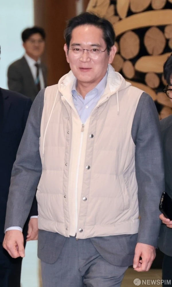 이재용 회장, 패딩조끼 가격