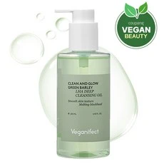 [ㅋㅍ]비건이펙트 클린 앤 글로우 청보리 라하 딥 클렌징오일, 205ml, 1개( 19,000원, 19% 할인)