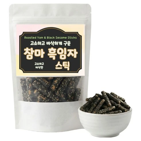 [ㅋㅍ]고소하고 바삭하게 구운 참마 흑임자 스틱, 500g, 1개( 8,720원, 18% 할인)