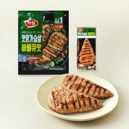 [ㅋㅍ]하림 맛닭가슴살 바베큐맛, 100g, 5개입, 1개( 9,830원, 12% 할인)